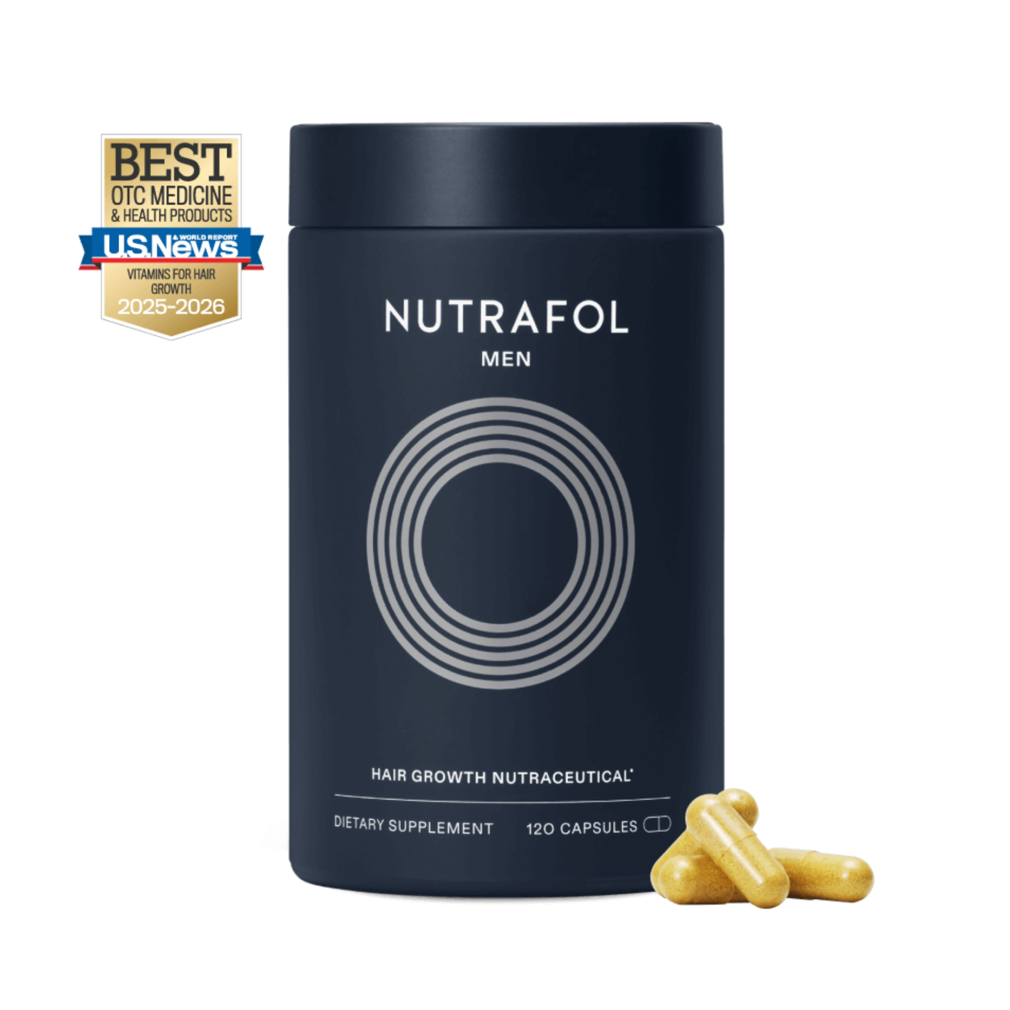 MEN Hair Growth Supplements, Clinically Tested, Dermatologist Recommended