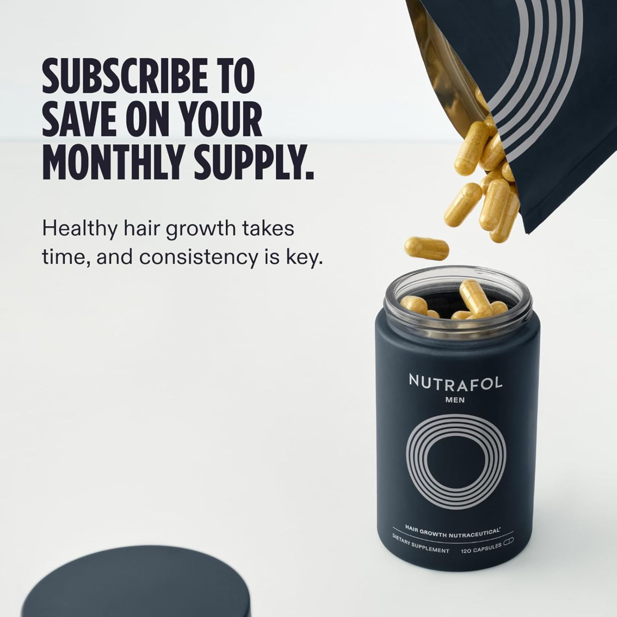 MEN Hair Growth Supplements, Clinically Tested, Dermatologist Recommended - MariposaSkincare.com