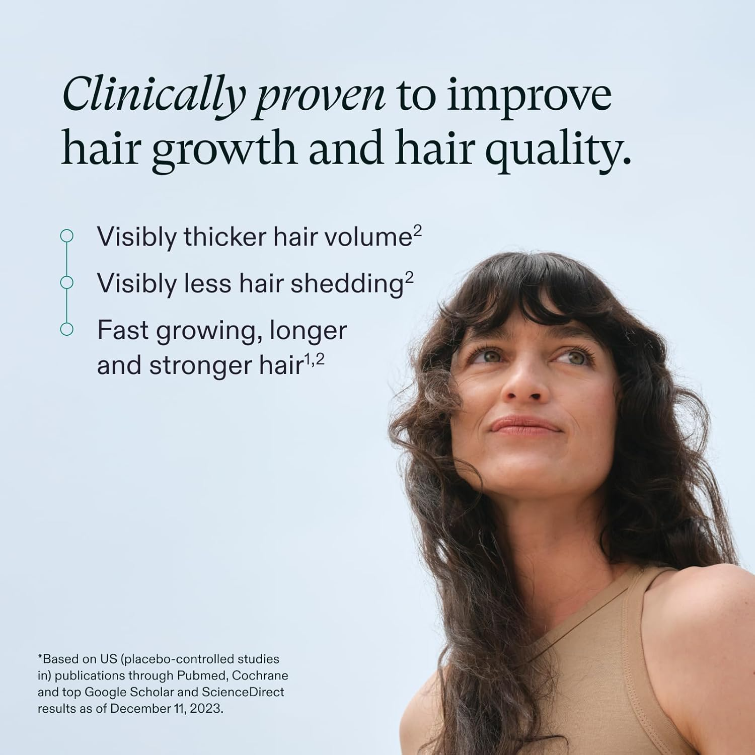 WOMEN Hair Growth Supplements, 3 MONTH SUPPLY, For Women 18-44 Years Old, Dermatologist Recommended - MariposaSkincare.com