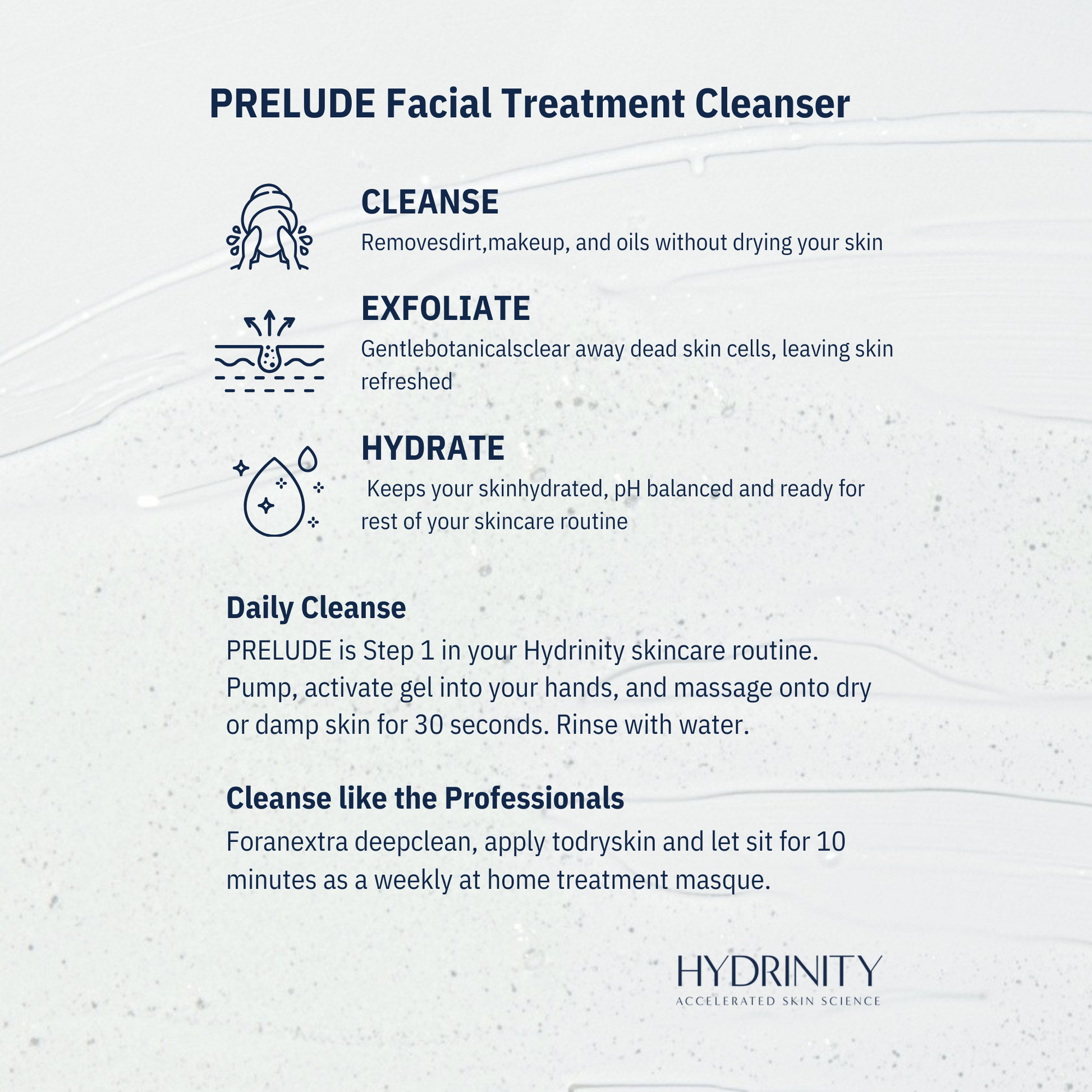 PRELUDE Facial Treatment Cleanser - MariposaSkincare.com