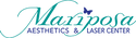 Logo of Mariposa Aesthetics & Laser Center with a butterfly icon.